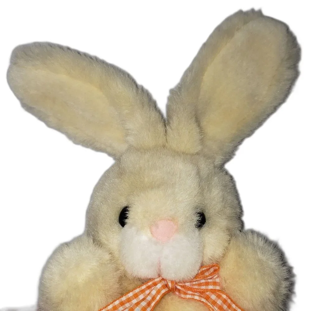Vintage Lemonwood Asia Bunny Rabbit Plush Carrot Feet Stuffed Animal Easter
